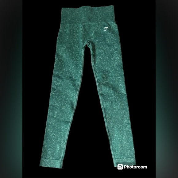 Gymshark seamless green speckled leggings - Picture 3 of 5